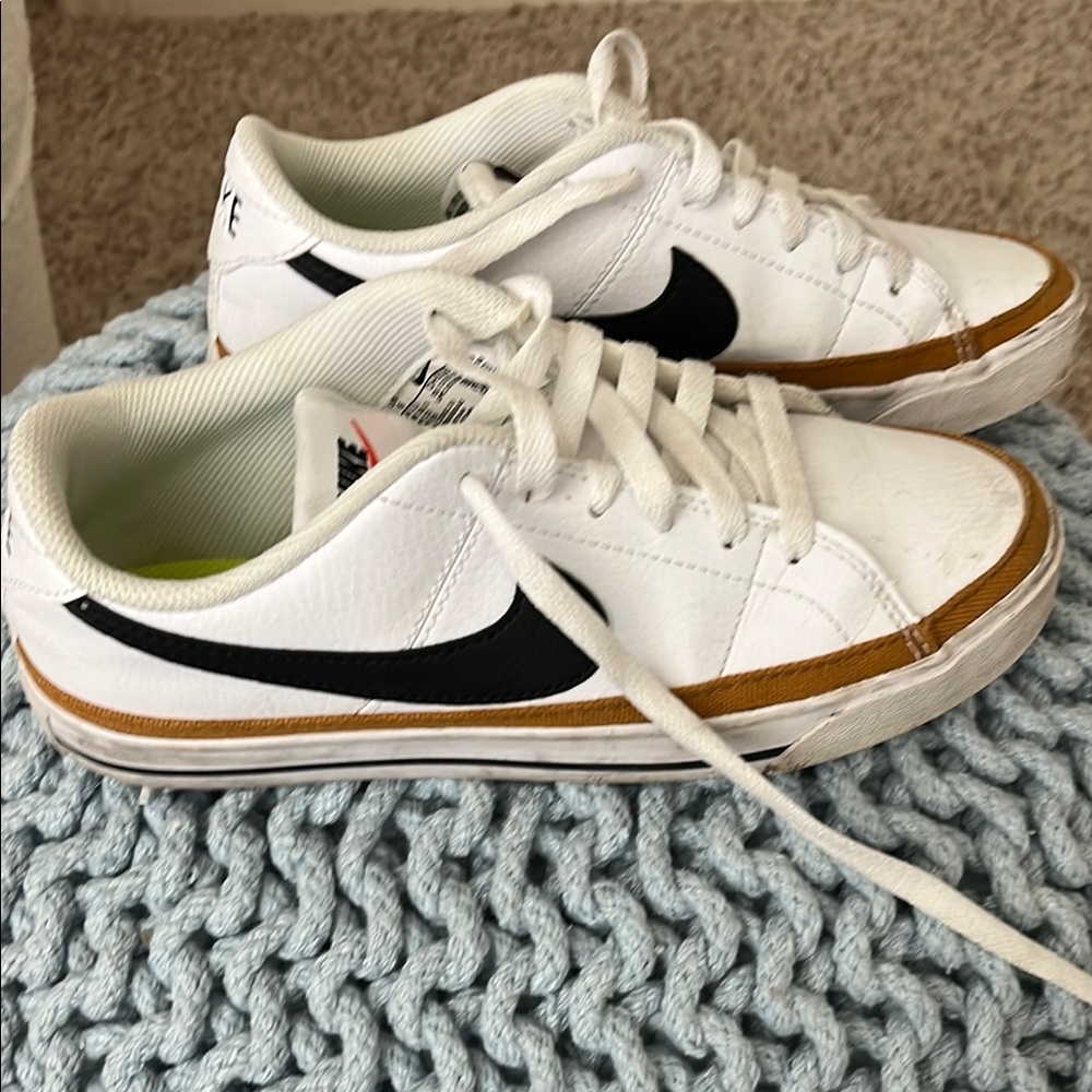 Nike Court Legacy Next Nature Sneaker with Black Swoosh